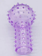 "Women's Pleasure Products with Crystal Finger Sleeves"