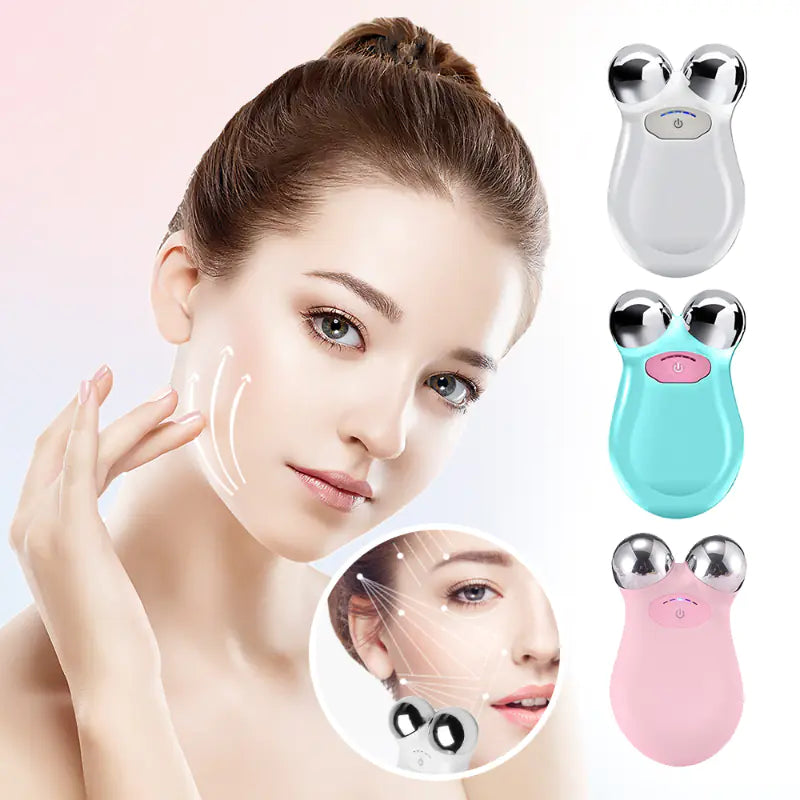 Microcurrent Beauty Device for Skin Rejuvenation and Firming
